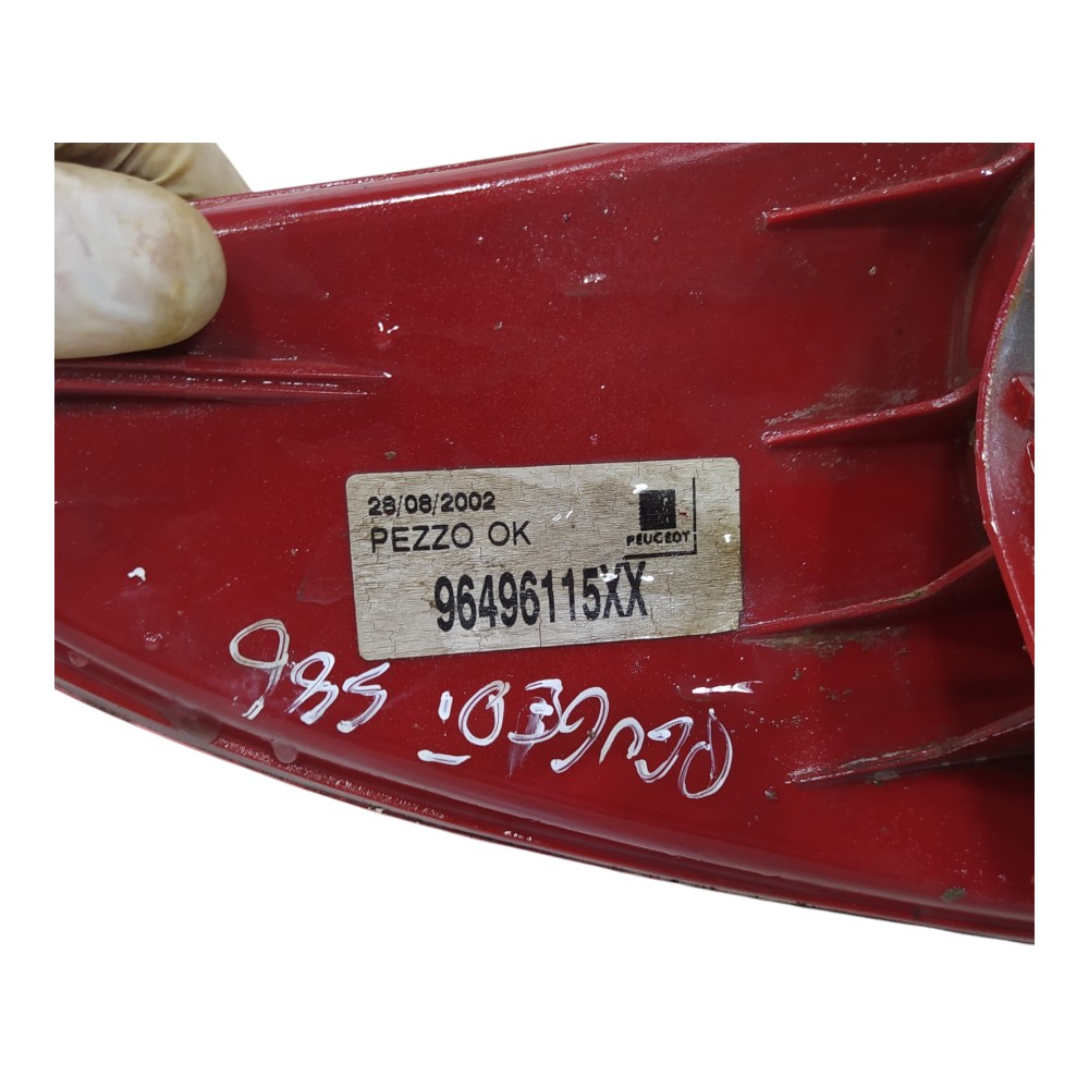 Lanterna Traseira Direita Peugeot 206 1999 2000 2001 A 2010 Vermelho 7