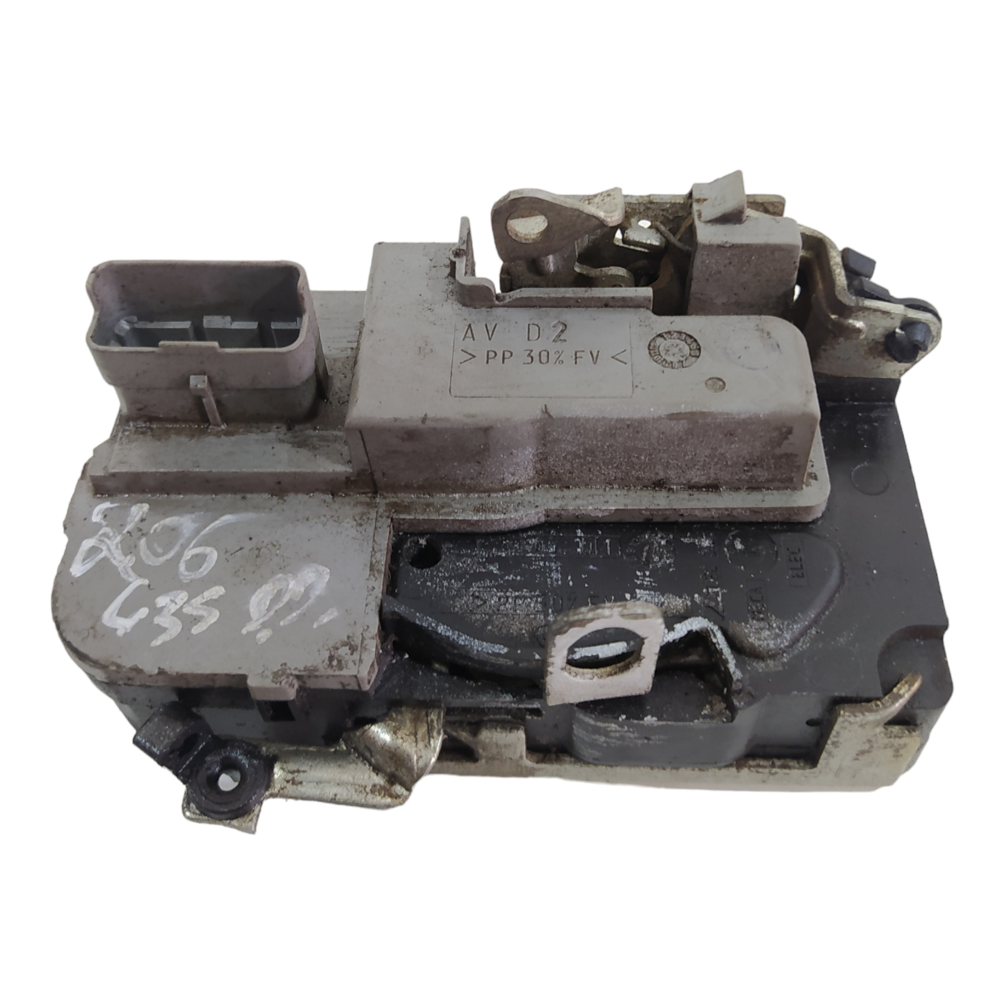 Fechadura Porta Dianteira Direita Peugeot 206 2002 A 2010 8