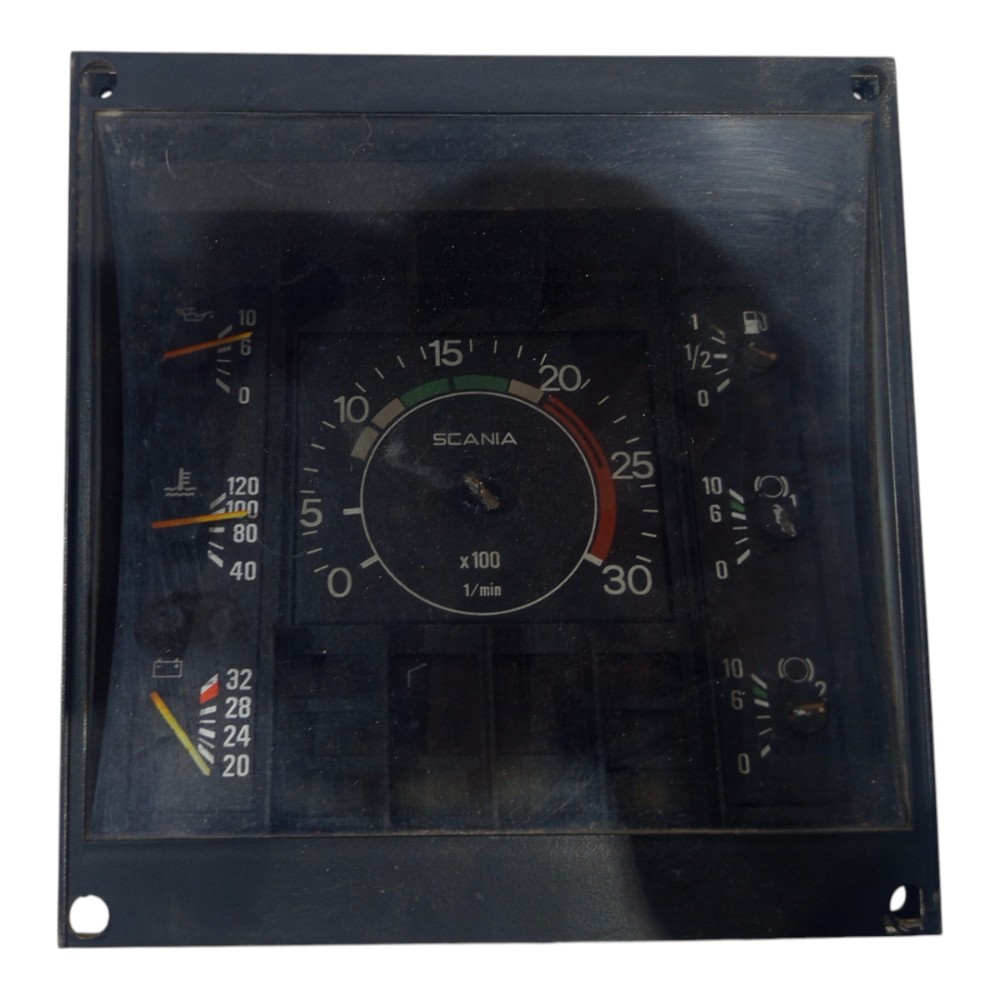 Painel Instrumentos Scania T112 1981 A 1989 Avaria Ret Peças Pressão 1
