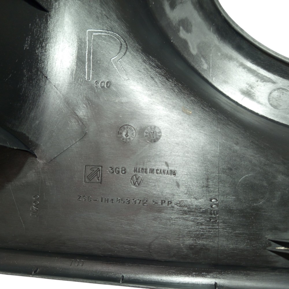 Soleira Porta Direita Volkswagen Golf Glx 1994 1995 A 1999 Preto 6