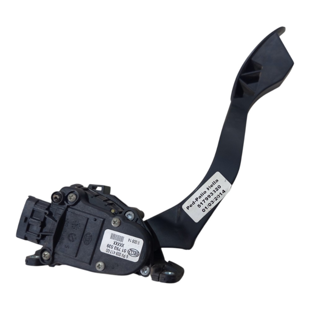 Pedal Acelerador Eletrônico Fiat Siena 1.0 8v 2012 A 2021 Preto 5
