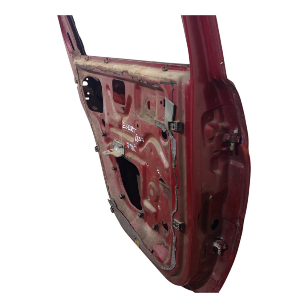 Porta Vermelha Traseira Esquerda Ford Escort 1997 98 A 2002 Traseira Esquerdo Vermelho 4
