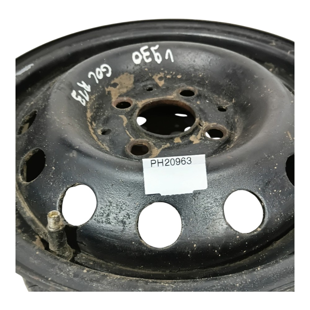 Roda Ferro aro 13 Volkswagen gol quadrado g2 g3 g4 91 A 2010 7
