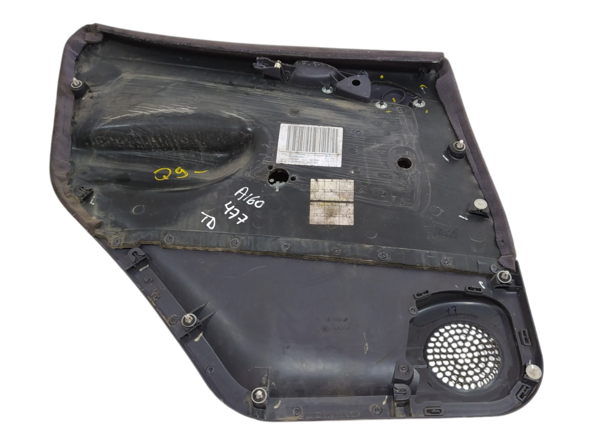 Forro Porta Traseira Direita Mercedes Benz A160 1999 A 2005 5