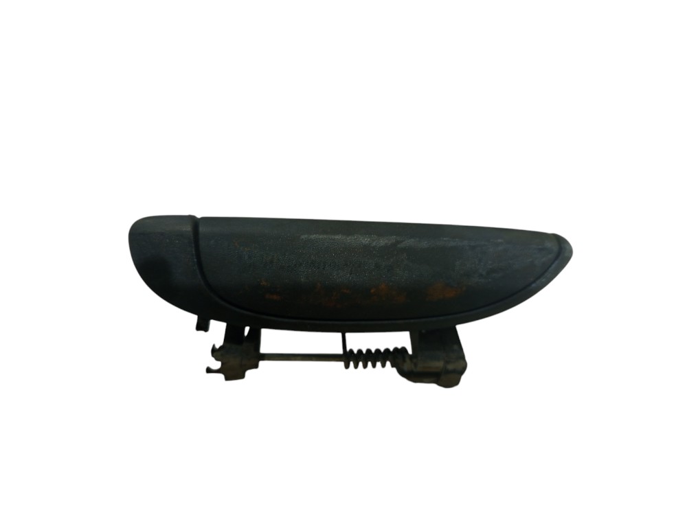 Puxador Externo Traseiro Esquerdo Renault Clio 2000 A 2012 Preto Traseira 3
