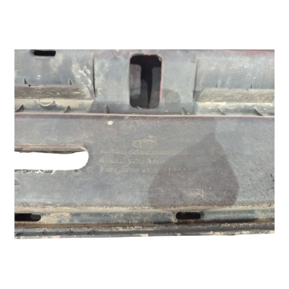 Parachoque Traseiro C/alma Guia Ford Fiesta 1996 A 2002 Verm 8