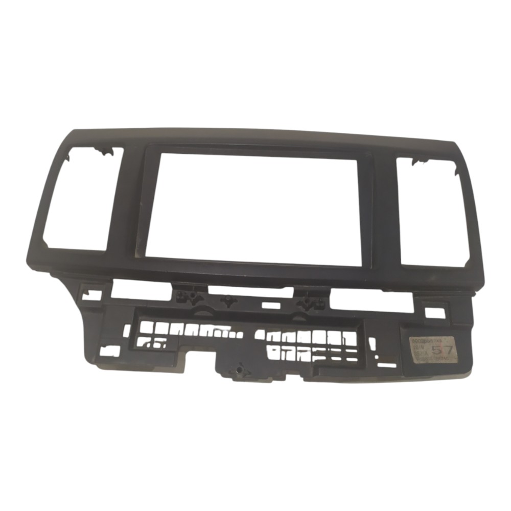 Moldura Central Multimídia Mitsubishi Lancer Gt 2012 A 2014 Preto 1