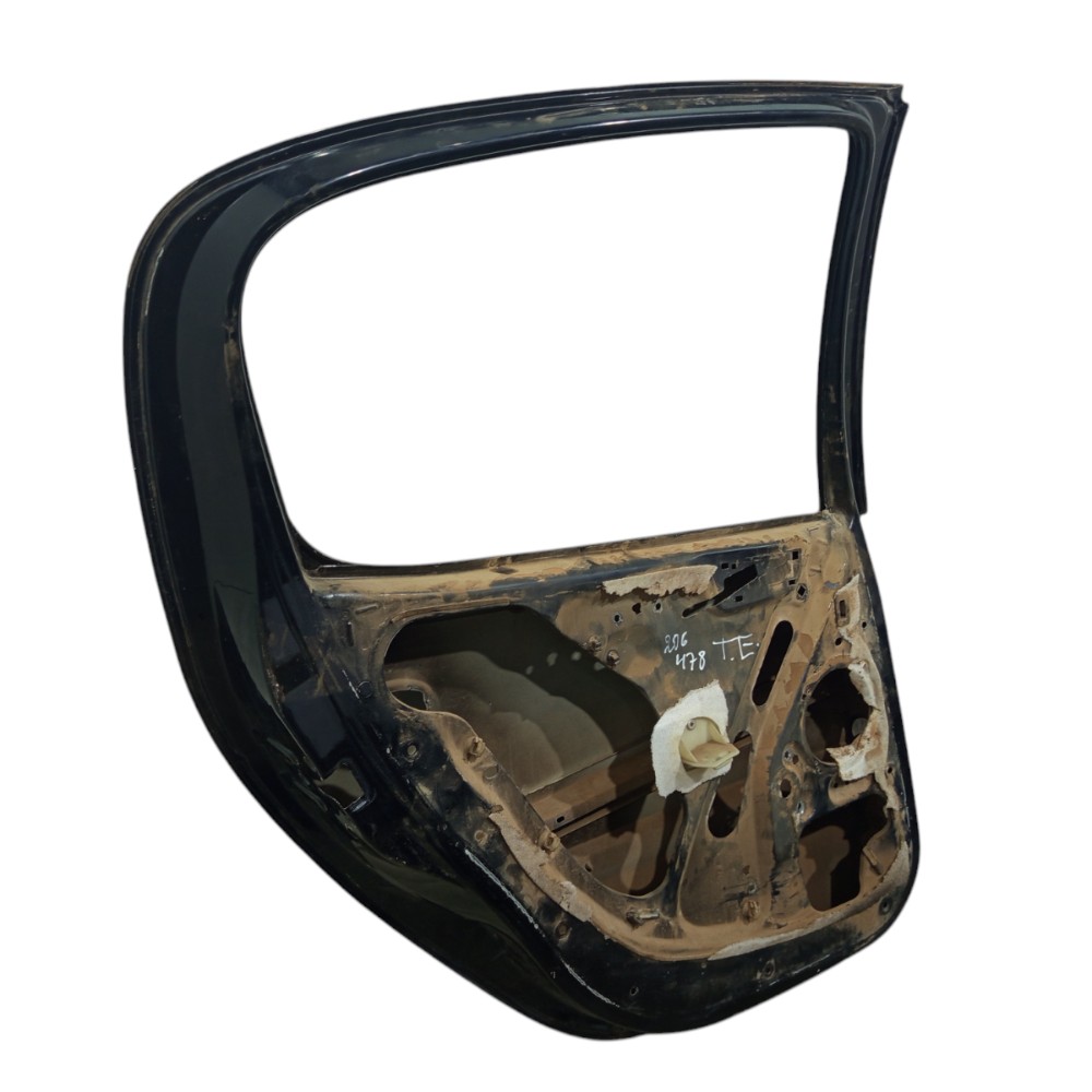 Porta Traseira Esquerda Peugeot 206 2000 A 2012 Traseira Esquerda Preto 5