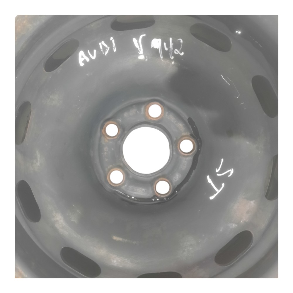 Roda Ferro Aro 15 5 Furos Audi A3 Vw Golf Polo Bora Fox 5