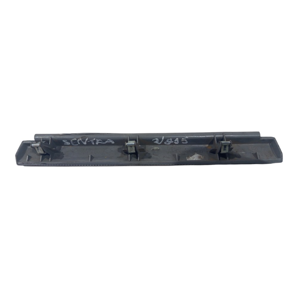 Moldura Acabamento Painel Central Nissan Sentra 2009 A 2013 Prata 2