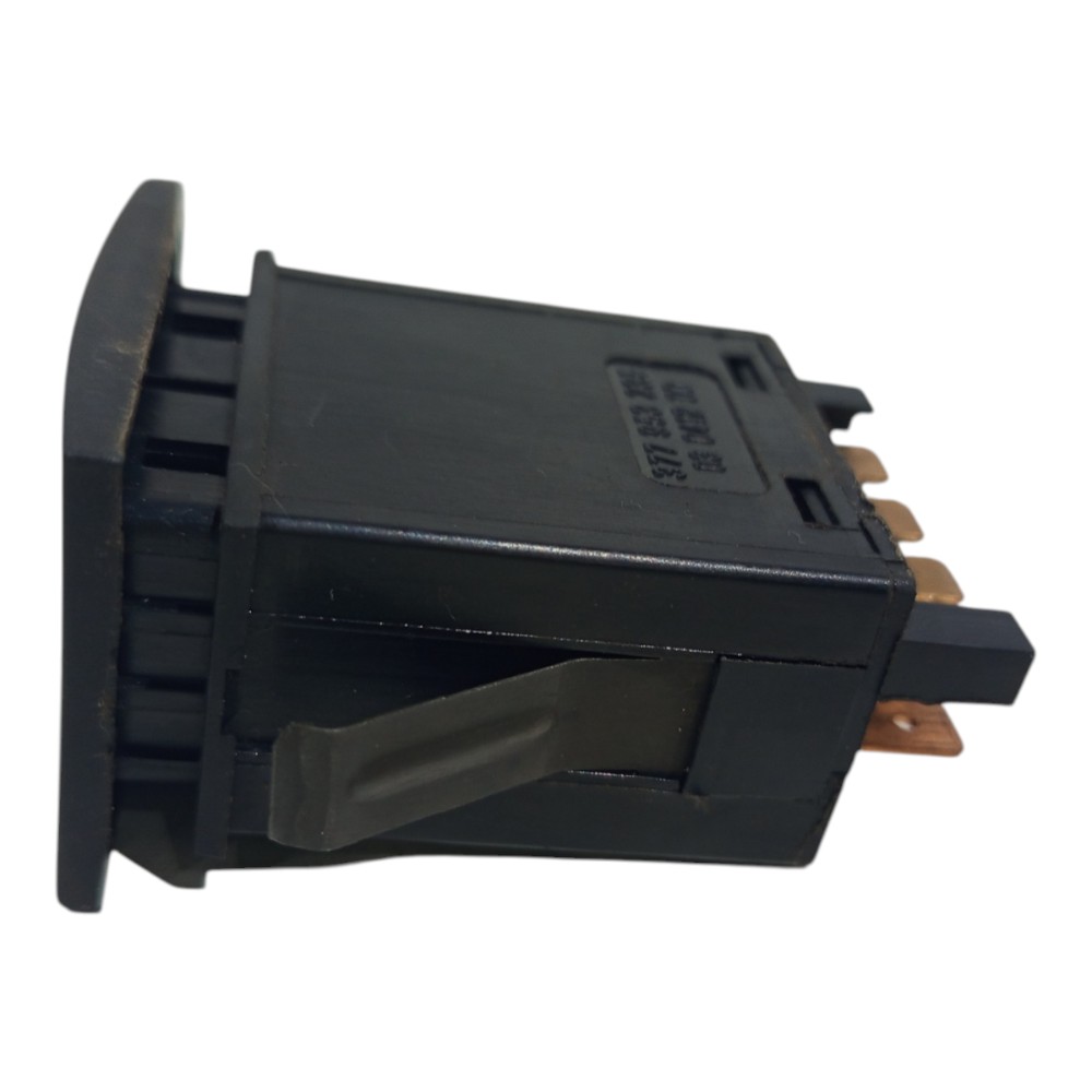 Botão Pisca Alerta Interruptor Saveir Gol Parati 2000 A 2005 Preto 4