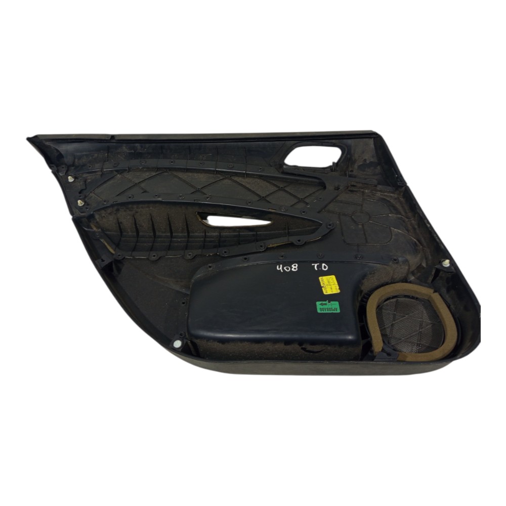 Forro Porta Traseiro Direito Preto Peugeot 408 2012 A 2016 Preto 3
