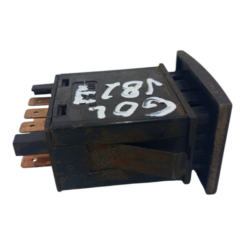 Botão Pisca Alerta Interruptor Saveir Gol Parati 1999 A 2005 Preto E Vermelho 6