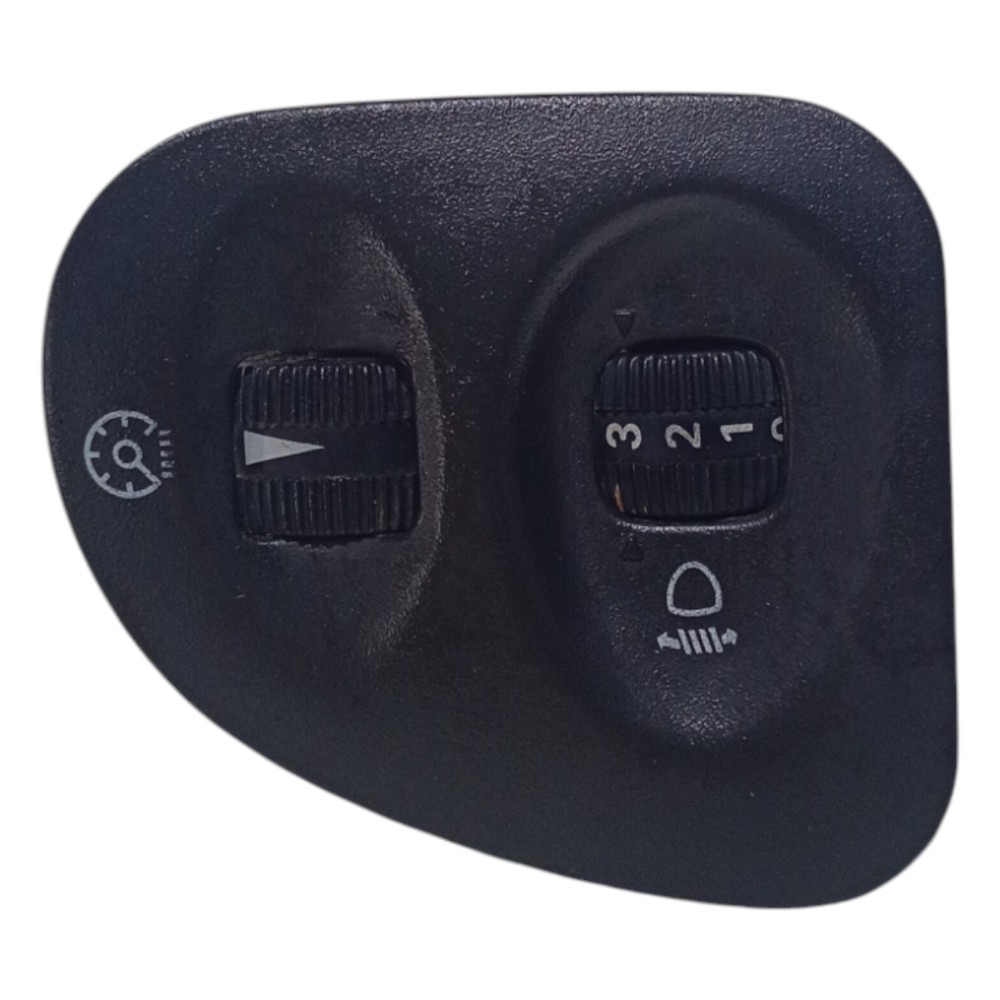 Botão Regulagem Painel Altura Farol Fiat Premio 1992 A 1998 Preto 1