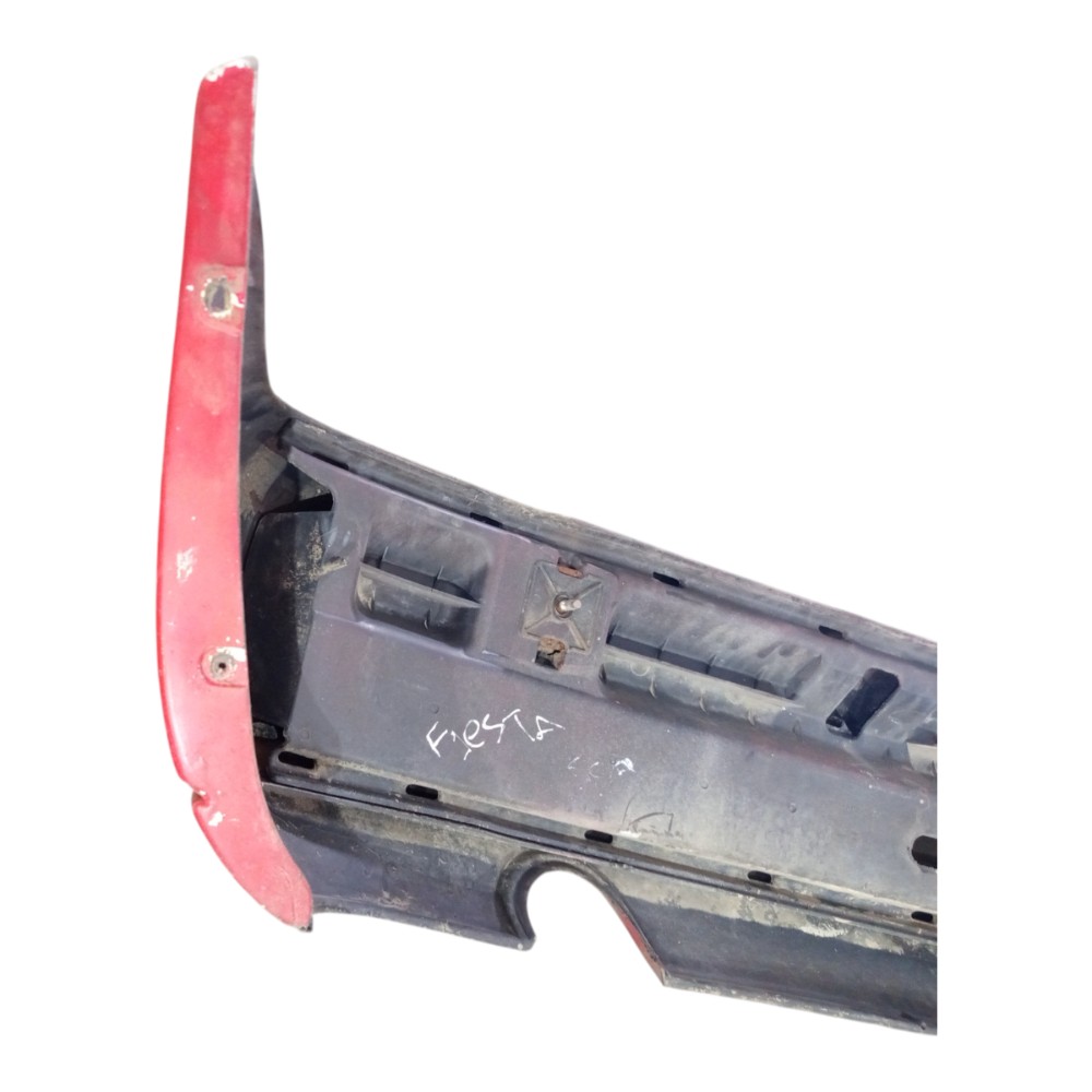 Parachoque Traseiro C/alma Guia Ford Fiesta 1996 A 2002 Verm 7