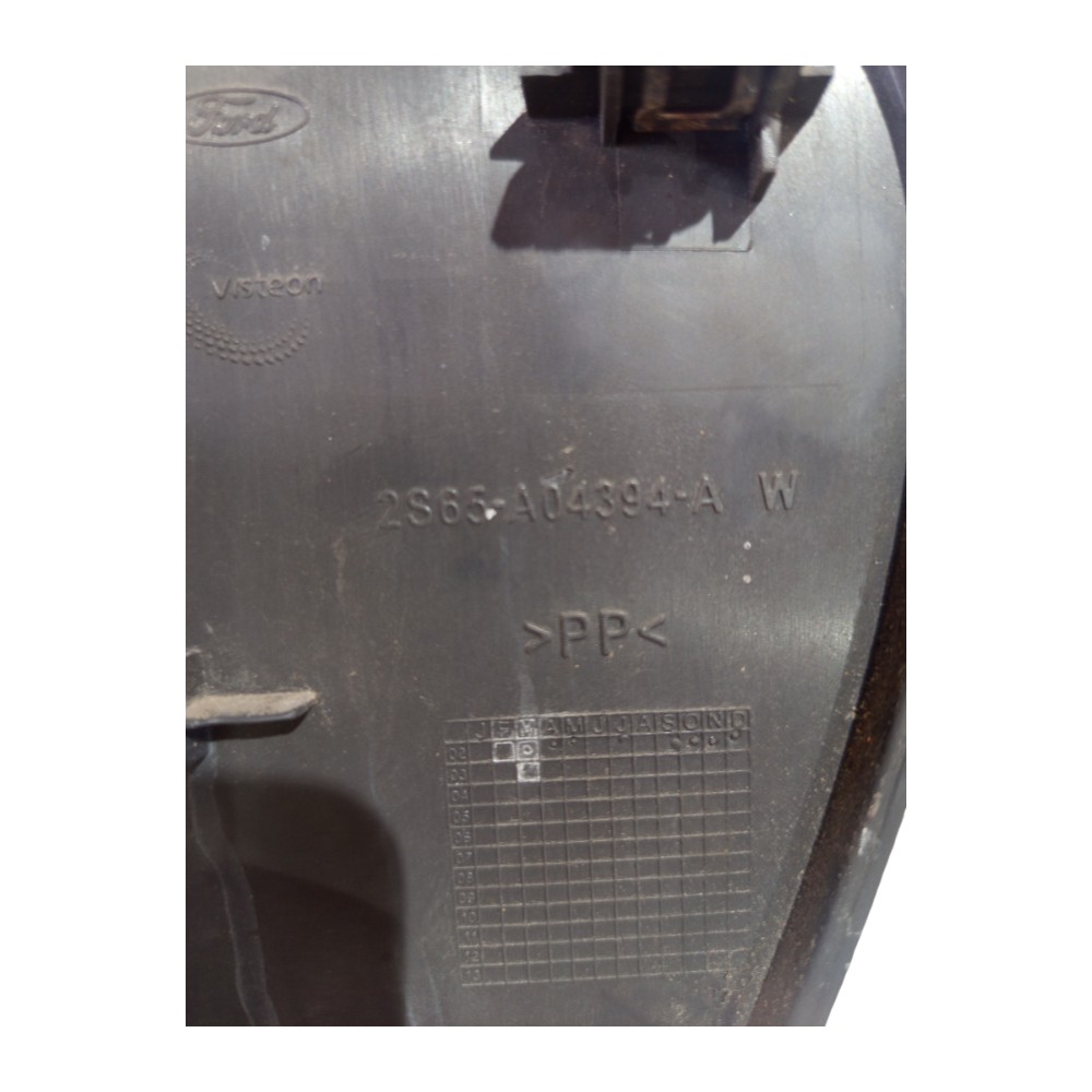 Acabamento Painel Direito Ford Fiesta 2002 A 2014 Preto 6