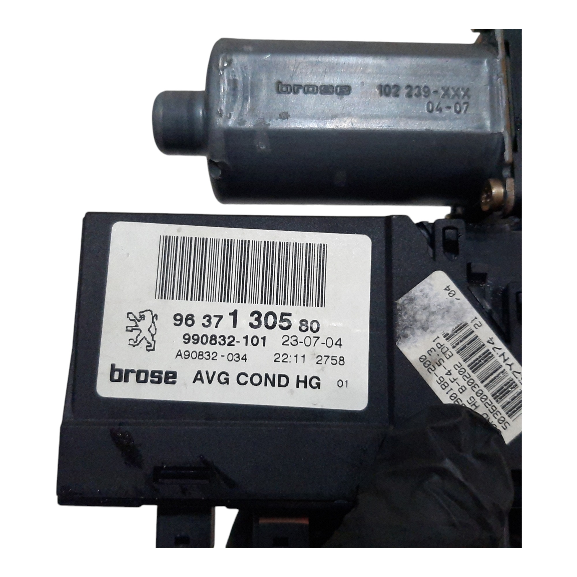 Motor maquina de vidro dianteiro esquerdo 307 502 kd1 7