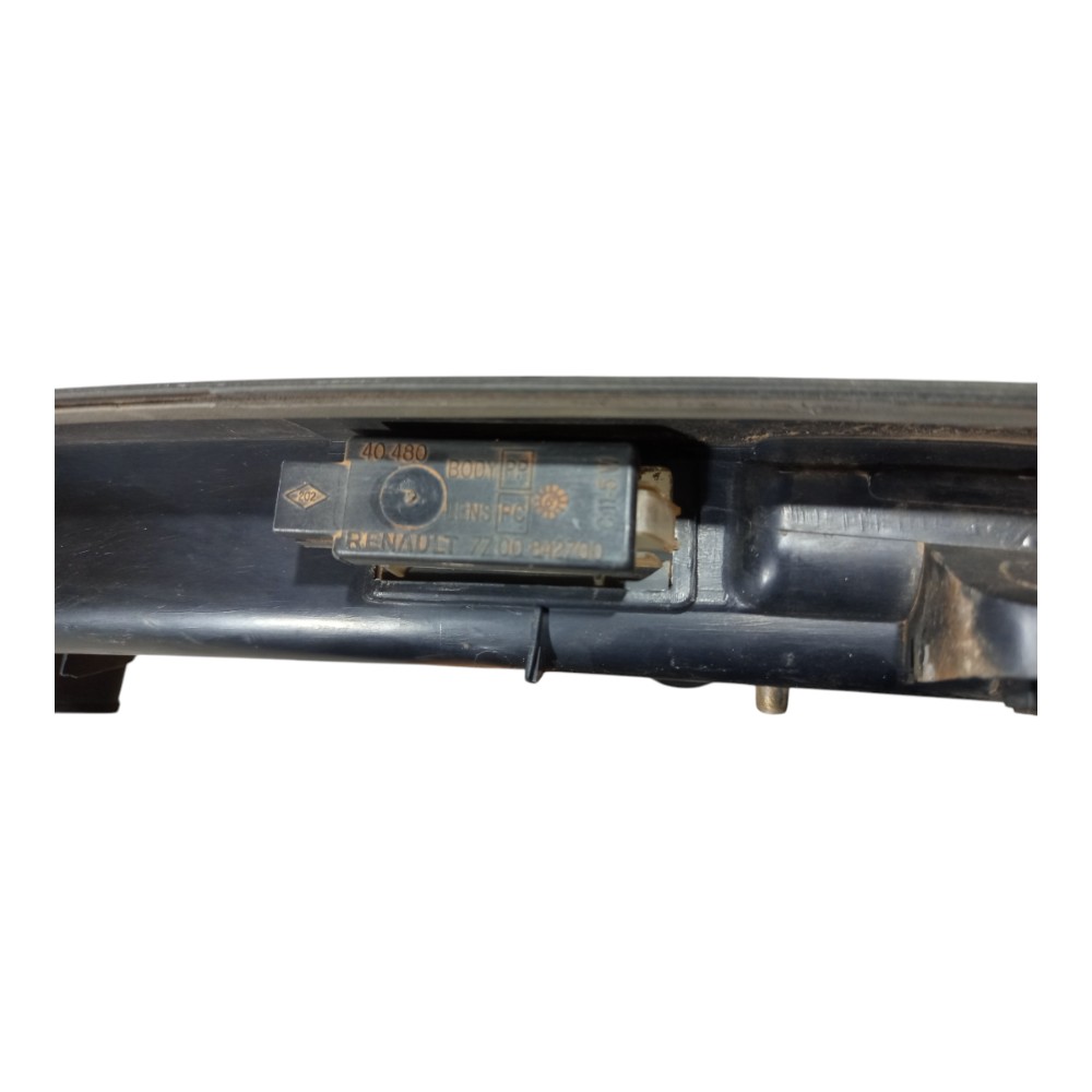 Suporte Placa Luz Matricula Renault Scenic 2000 2001 A 2010 Preto 4