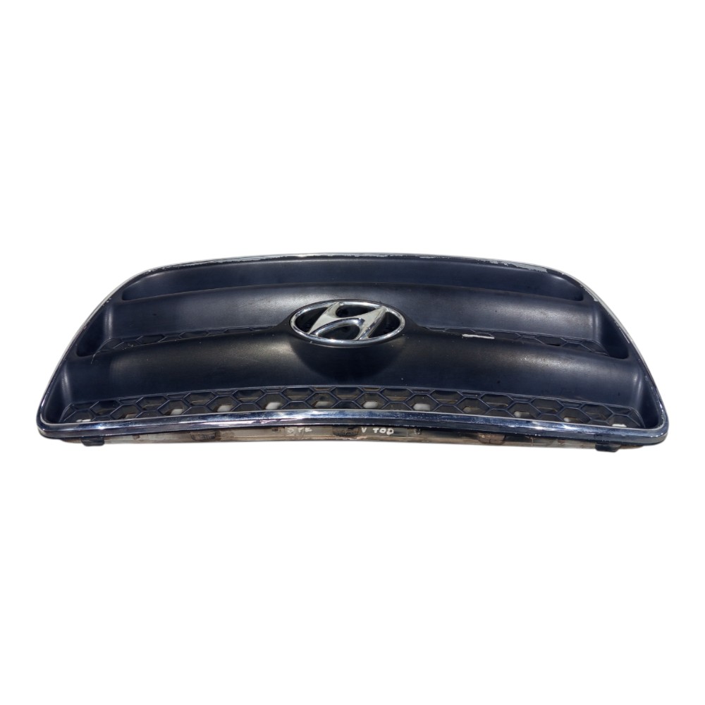 Grade Superior Parachoque Dianteiro Hyundai Santa Fé 2006-13 Preto E Cromado Plástico Rígido 5