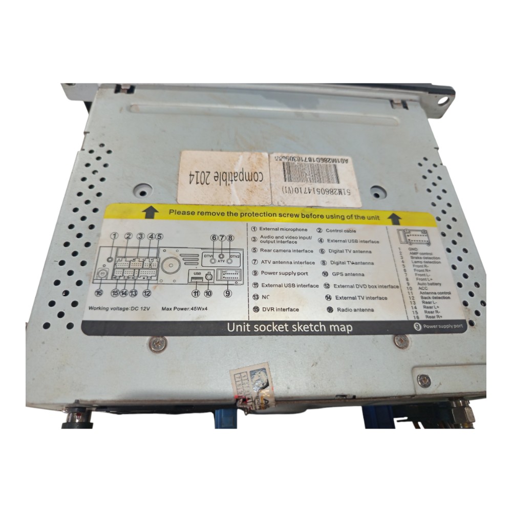 Painel Multimídia Digital Original Fiat Toro 2016 A 2022 7