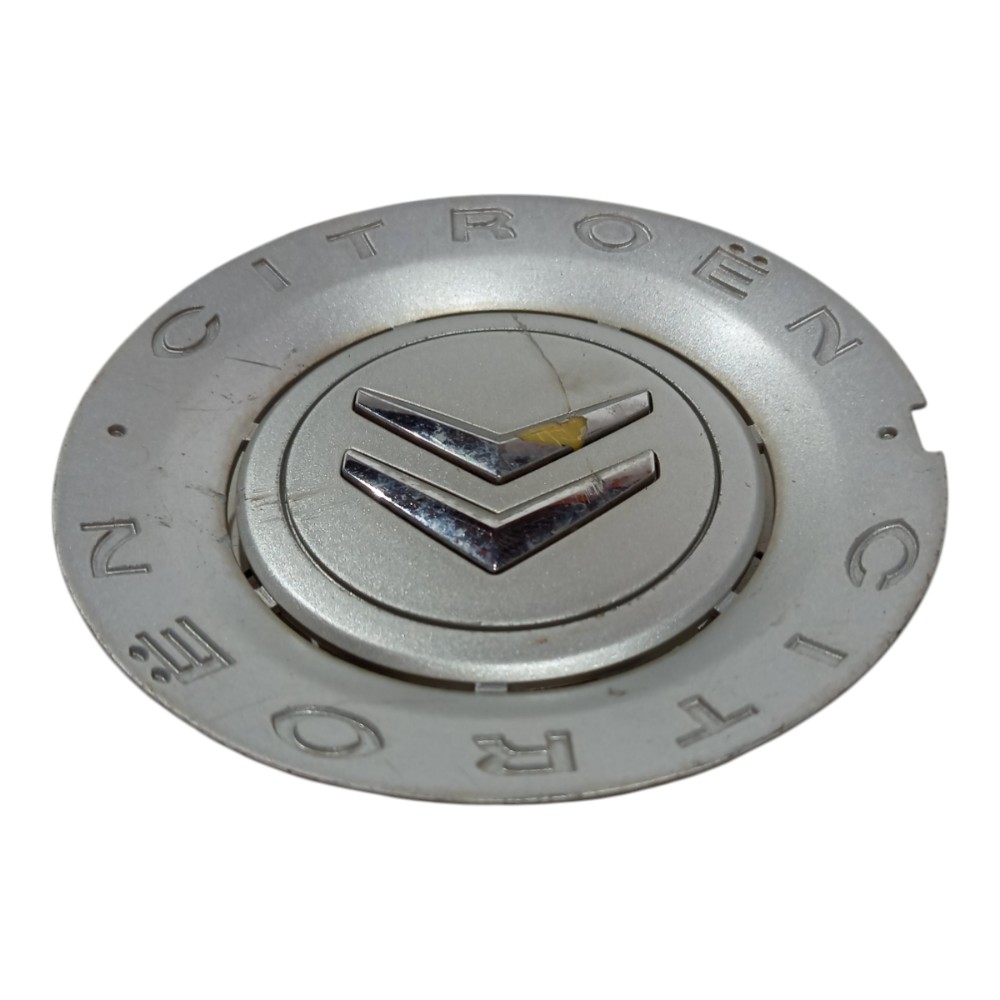 Calota Central Roda Citroen C4 Pallas 2007 2008 A 2012 5 Prata 1
