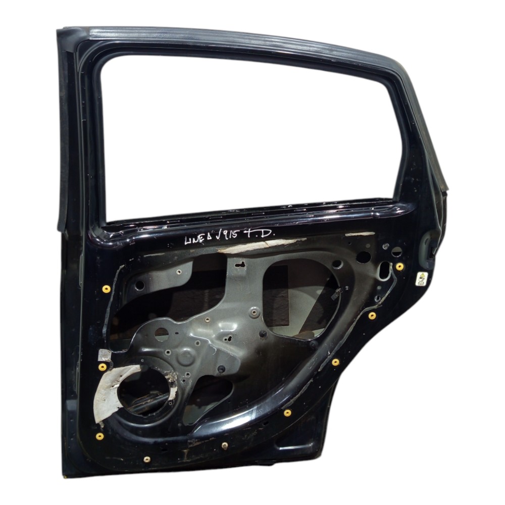 Porta Traseira Direita Fiat Linea 2008 2009 2010 A 2014 Traseira Direita Preta 5