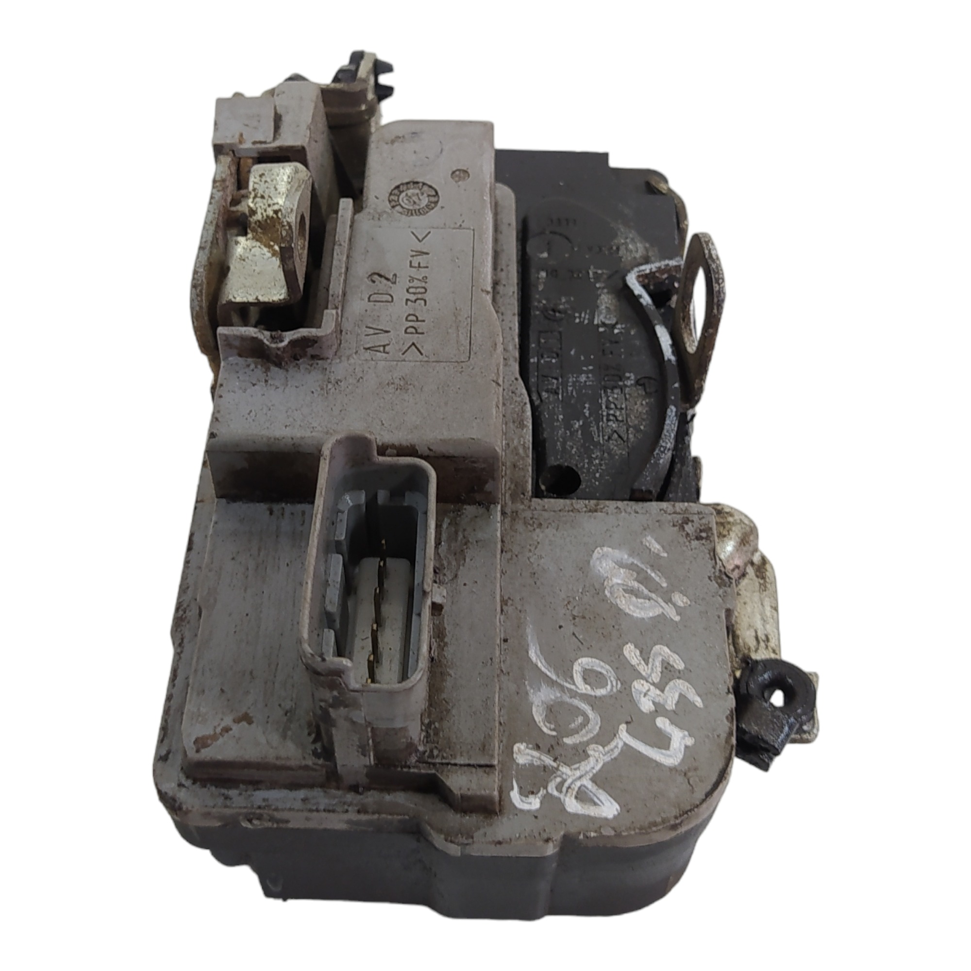 Fechadura Porta Dianteira Direita Peugeot 206 2002 A 2010 6