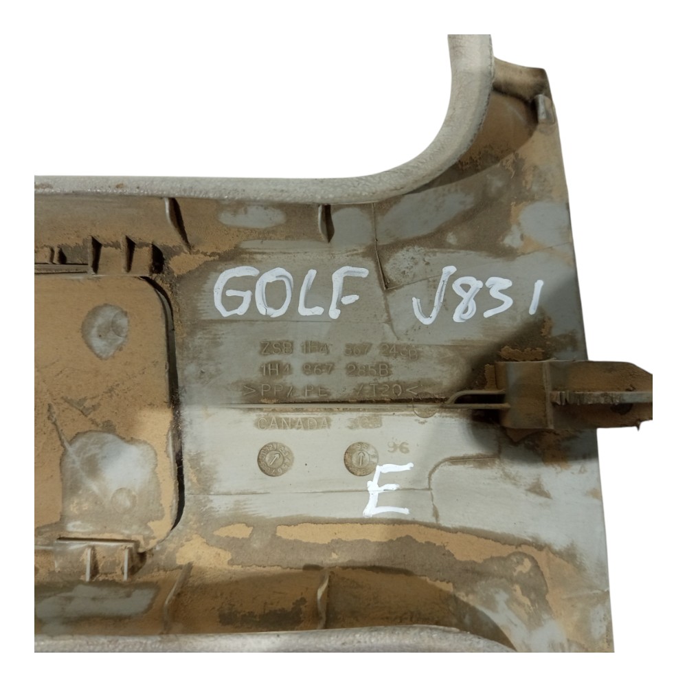 Acabamento Superior Coluna Esquerda Vw Golf 1993 1994 A 1999 Branco 7
