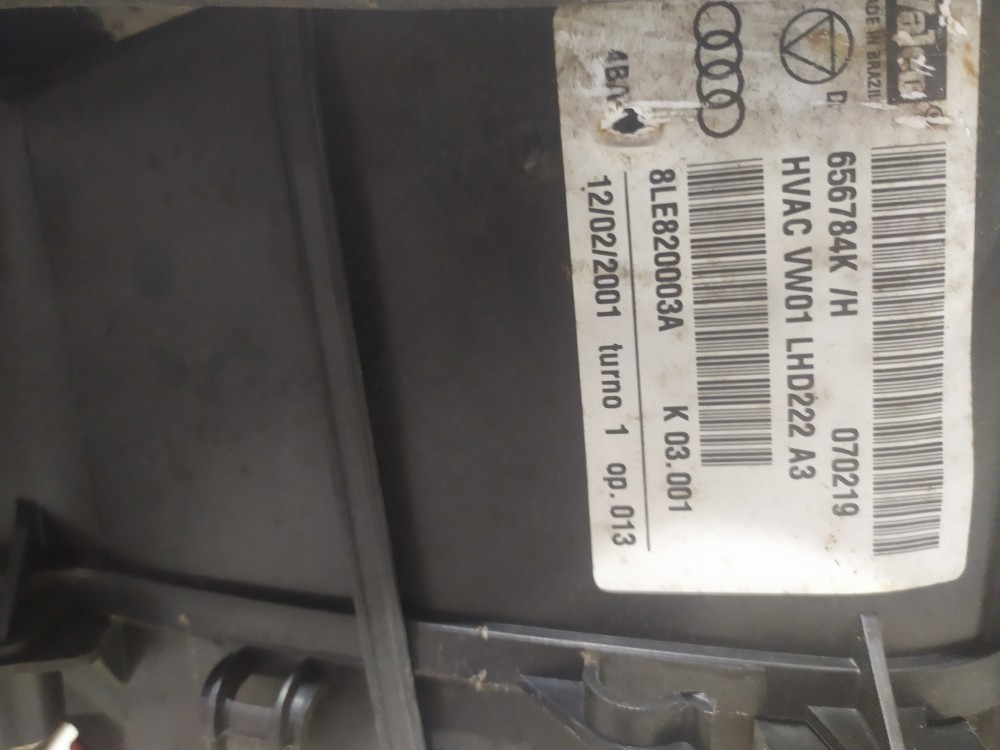 Caixa Evaporadora Ar Condicionado Audi A3 1999 A 2006 Origin 6