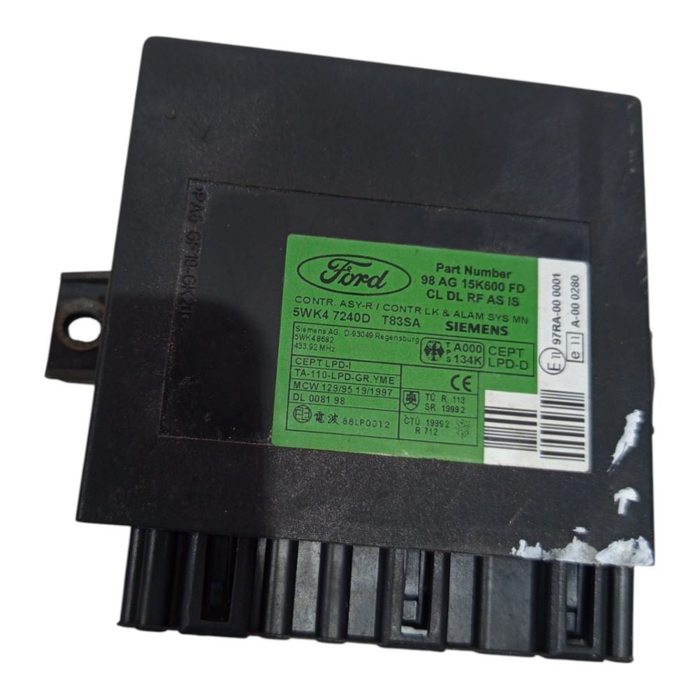 Modulo Central Alarme Mondeo 1996 A 2001 1