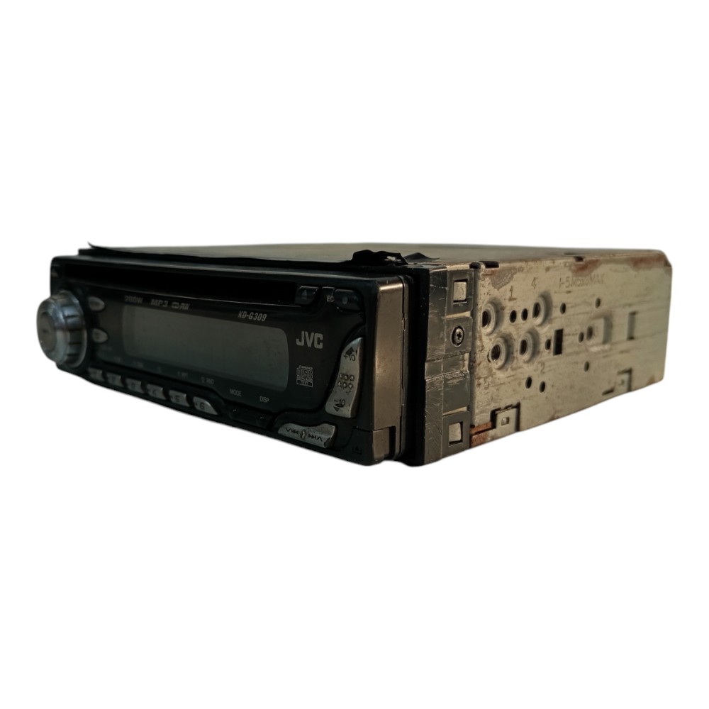 Som automotivo universal cd player rádio JVC KD G309ur 2
