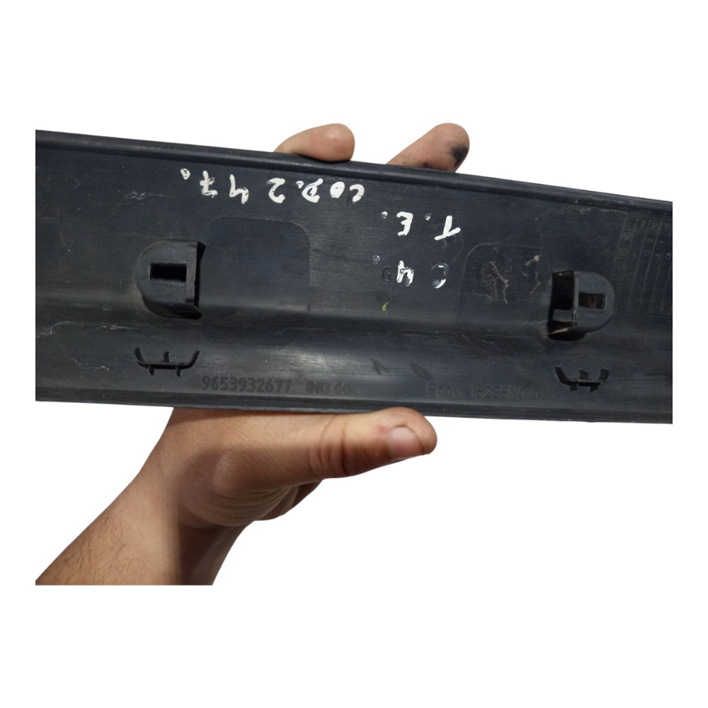 Friso Lateral Porta Traseira Esq Citroen C4 Pallas 07 A 2013 Preto 7