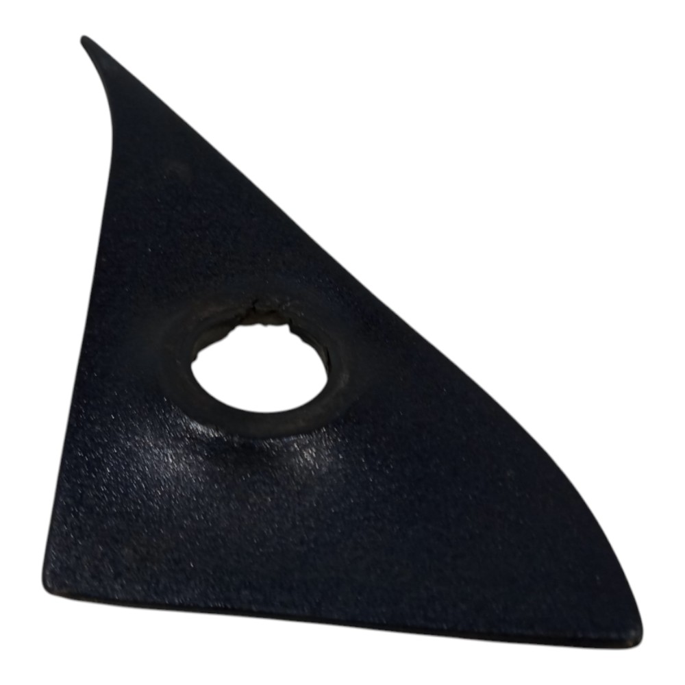 Moldura Interna Retrovisor Esq Fiat Uno 1991 1992 93 A 2000 Preto 3