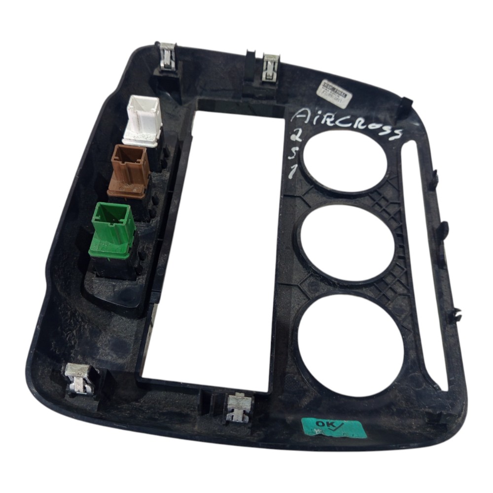 Moldura Painel Central Comandos Citroen Aircross 2011 A 2016 6