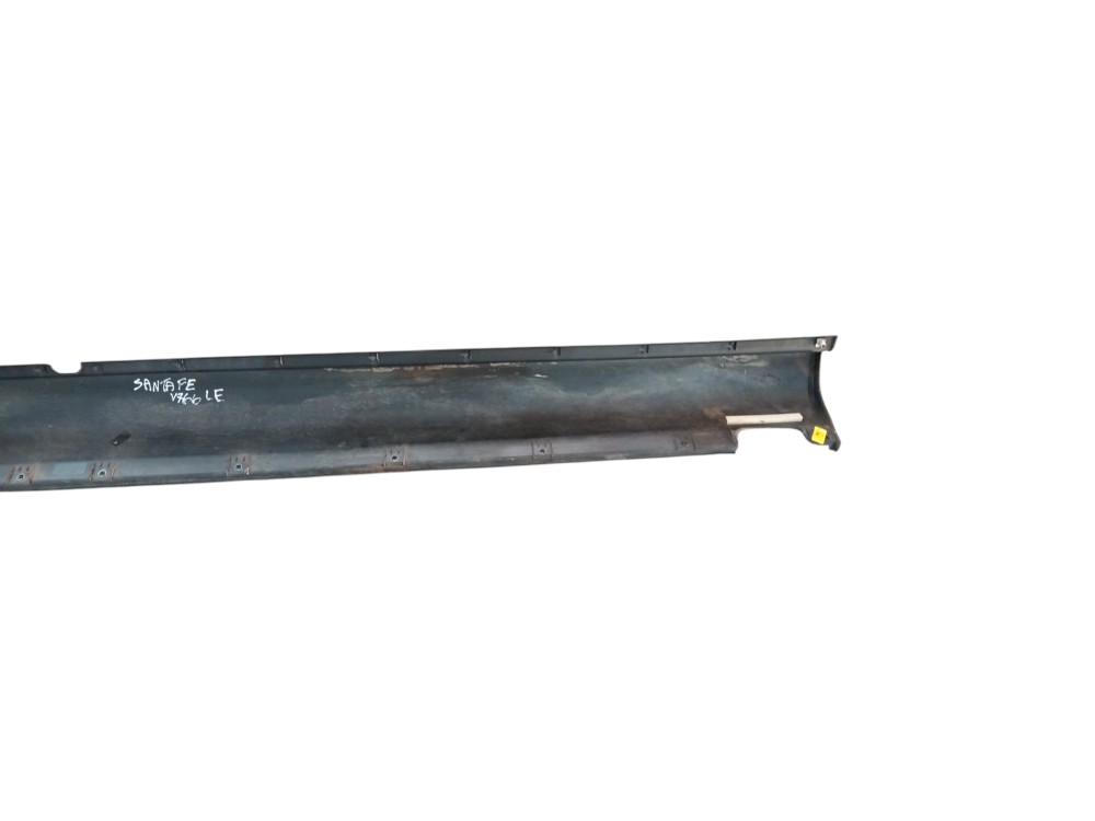 Spoiler Lateral Lado Esquerdo Hyundai Santa Fe 2006 A 2013 Preto 5