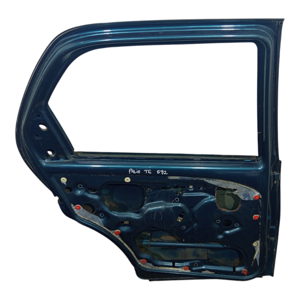 Porta Traseira Esquerda Fiat Palio 1996 1997 1998 A 2000 Traseira Esquerdo Azul 4