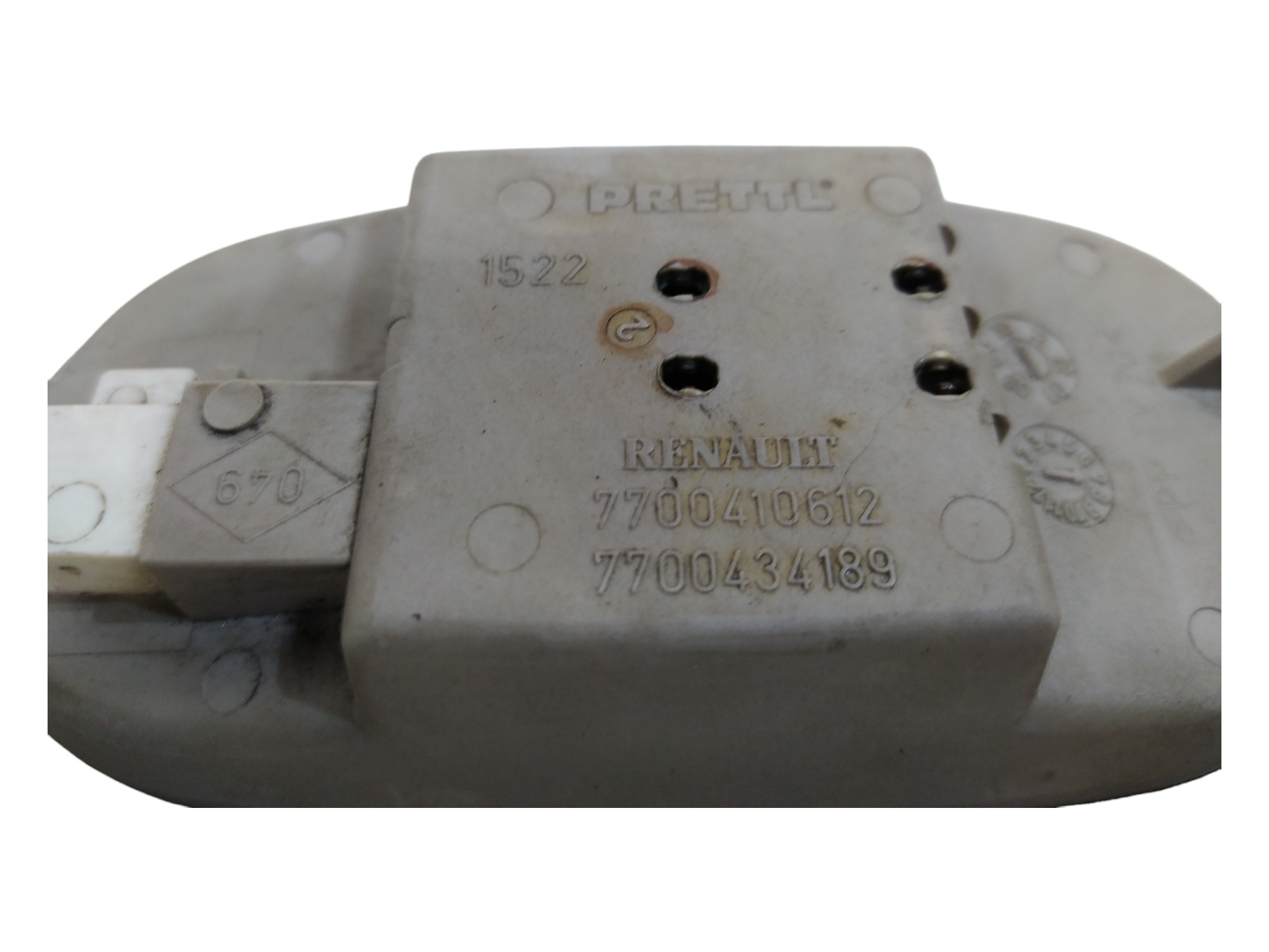 Lâmpada Cortesia Teto Renault Clio 2004 A 2012 7700410612 7