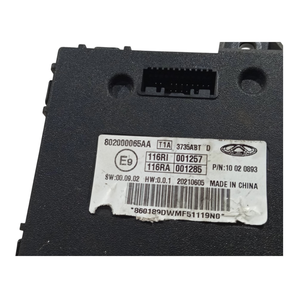Módulo Ecu Conforto Caoa Chery Tiggo 8 1.6 2019 2020 A 2022 4