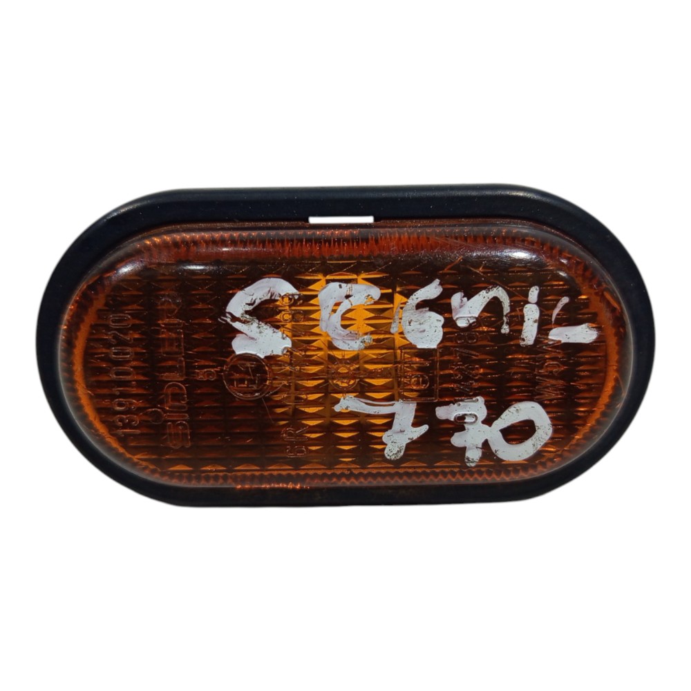 Pisca Lanterna Paralama Clio Scenic 2000 2001 2002 03 A 2006 Direito Amarelo Laranjado 1