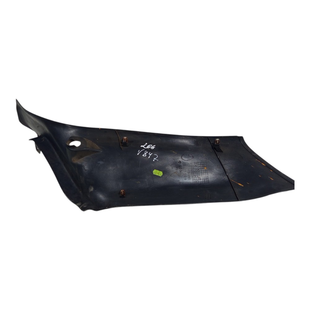 Moldura Acabamento Coluna Traseir Le Peugeot 206 2002 A 2010 Preto 3