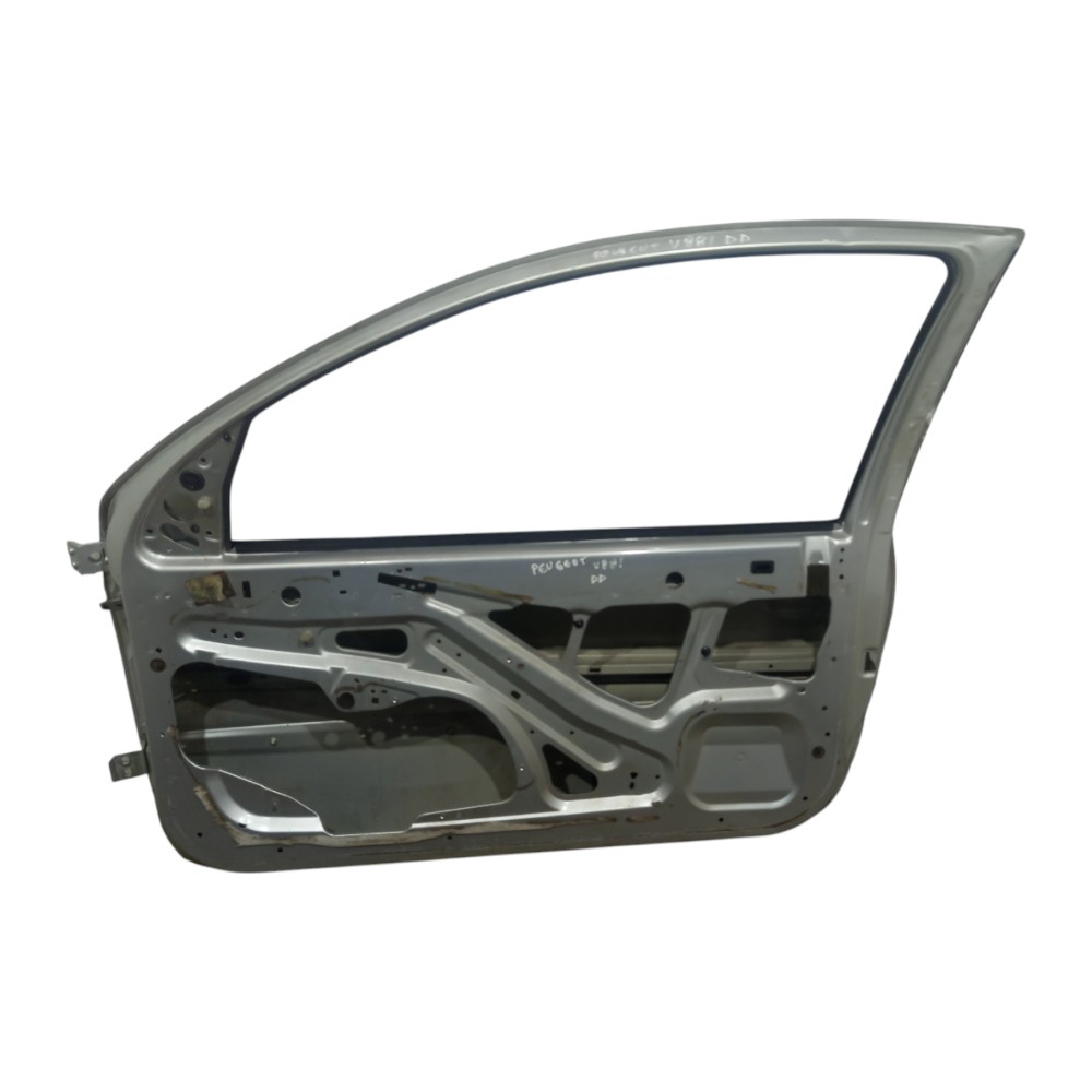 Porta Dianteira Peugeot 206 2005 2006 2007 A 2015 Direito Prateado 5