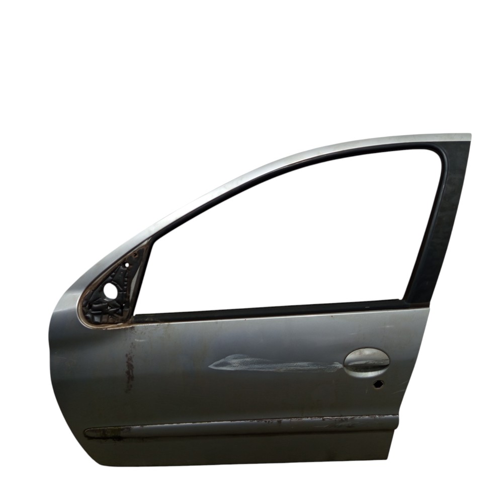 Porta Dianteira Esquerda Peugeot 206 2002 2003 2004 A 2012 Dianteira Esquerdo Prateado 1
