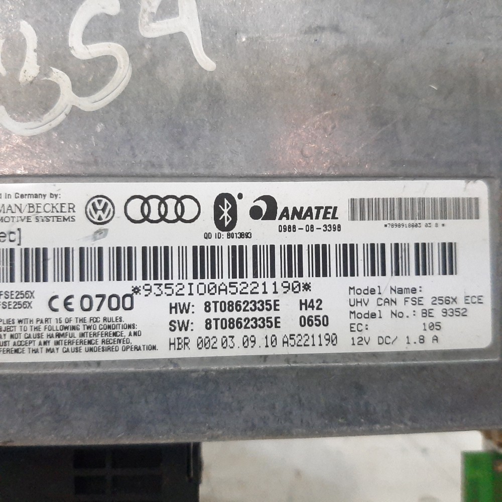 Módulo Bluetooth Audi A4 2.0 Tfsi 2010 2011 A 2015 A5221190 7