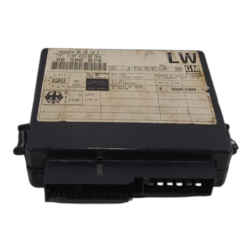 Módulo Alarme Chevrolet Vectra Gl Gls 1997 A 2005 90506670 4