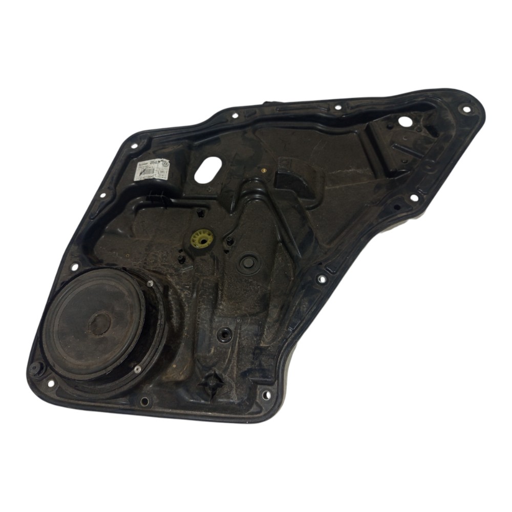 Máquina Vidro Traseiro Direito Volkswagen Tiguan 2007 A 2015 Preto 7