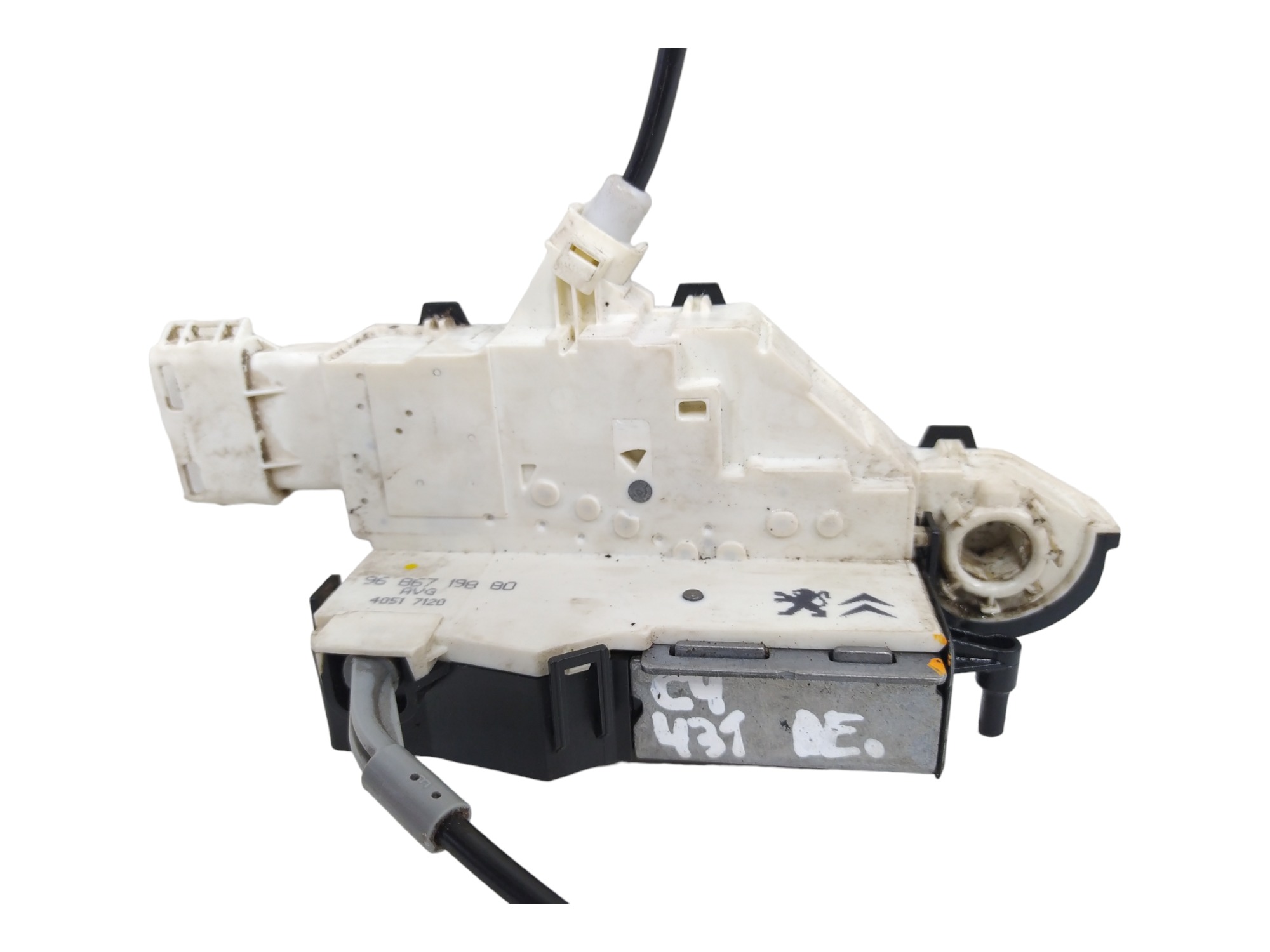Fechadura Elétrica Dianteira Esquerda Citroen C4 2007 A 2013 5