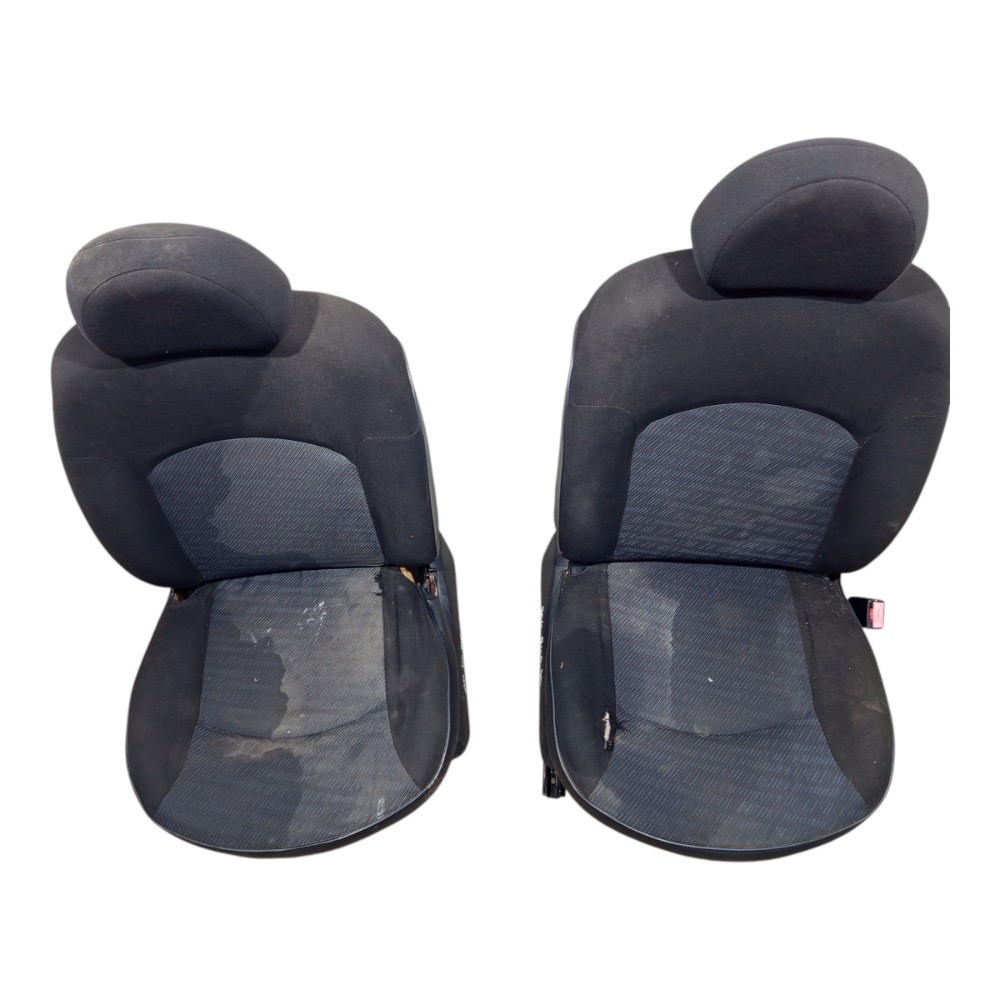 Jogo Banco Dianteiro Traseiro Peugeot 206 2001 A 2010 Detalh Preto 9