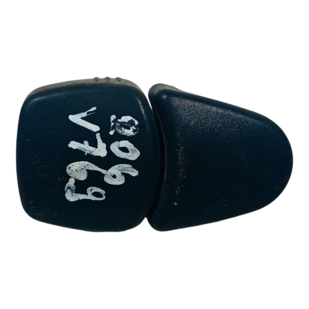 Puxador Tampa Ajuste Altura Cinto Peugeot 206 2001 03 A 2010 Preto 1