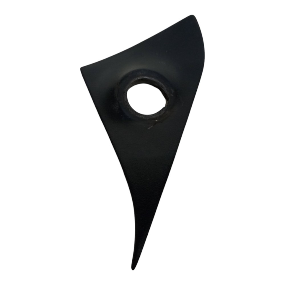 Moldura Interna Retrovisor Direit Fiat Uno 1991 1992 A 2000 Preto 2