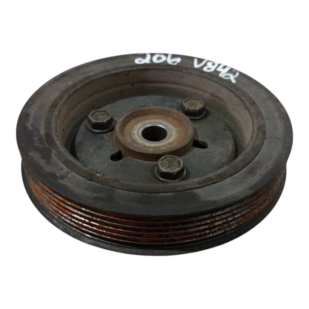 Polia Virabrequim Pegeout 206 1.4 8v 2001 2002 2003 A 2012 5